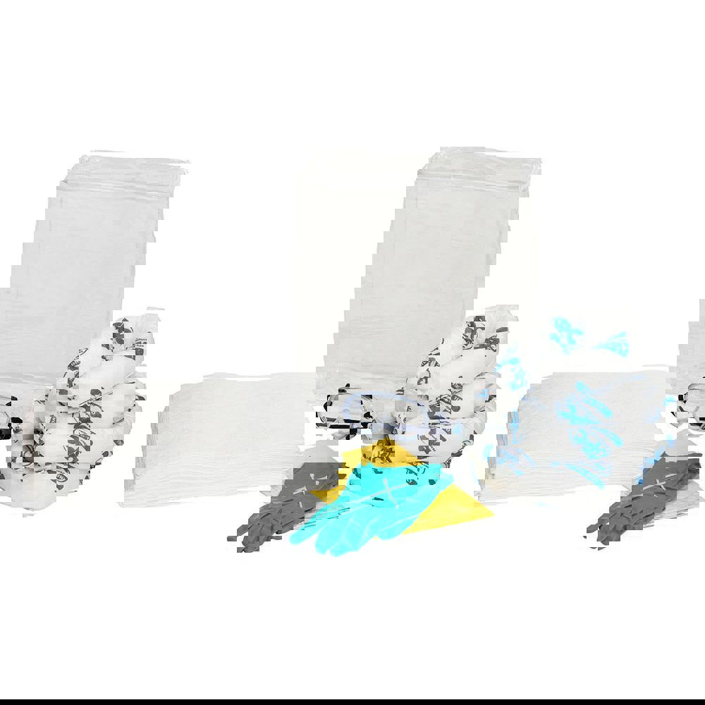 Spill Kits; Kit Type: Oil Based Liquids ; Container Type: Bag ; Container Size (Gal.): 9.60 ; Container Material: Polyethylene ; Portable: Yes