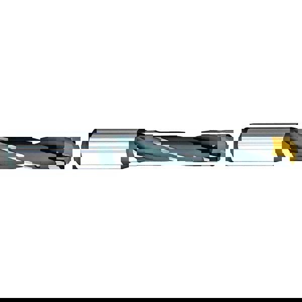 Replaceable-Tip Drill: 20.64 to 21.14 mm Dia, 154 mm Max Depth, 25.4 mm Straight-Cylindrical Shank