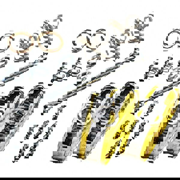 Anchors, Grips & Straps; Product Type: Anchor Kit ; Material: Galvanized Steel; Polyester ; Color: Silver ; Connection Type: O-Ring ; Standards: OSHA 1926 Subpart M; OSHA 1910; ANSI A10.32 ; Temporary/Permanent: Permanent