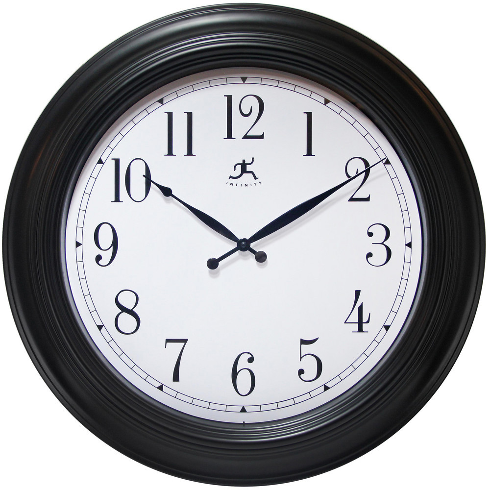 Office Wall Clocks; Clock Type: Dial ; Display Type: Analog ; Power Source: Battery ; Clock Movement Control: Quartz ; Face Diameter: 17.5800 (Decimal Inch); Face Color: White