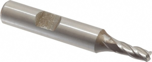 Corner Radius End Mill: 3/16