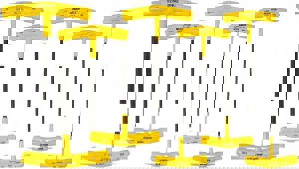 10 Piece T-Handle Cushion Grip Hex Key Set