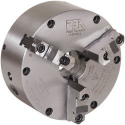 Self-Centering Manual Lathe Chuck: 3-Jaw, 15