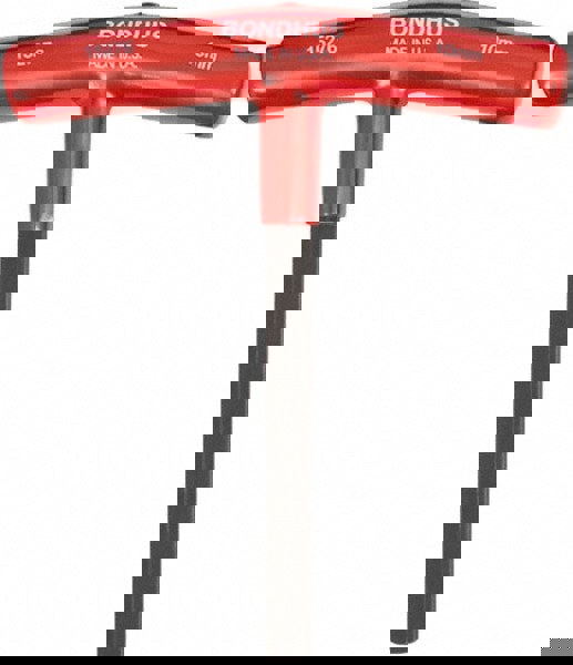 Hex Key: 10.00 mm Hex, Hex End, T-Handle Cushion Grip