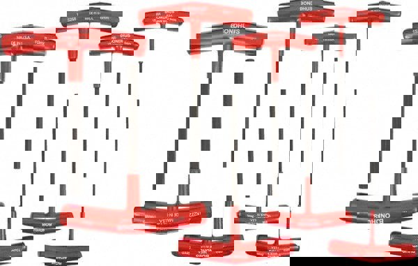 8 Piece T-Handle Cushion Grip Hex Key Set