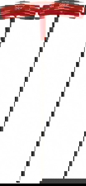 Hex Key: 5.00 mm Hex, Hex End, T-Handle Cushion Grip