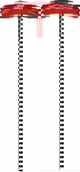 Hex Key: 6.00 mm Hex, Hex End, T-Handle Cushion Grip