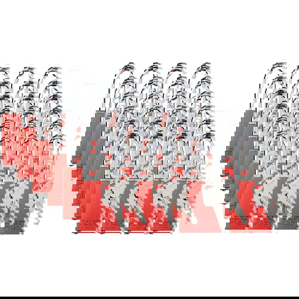 Lockout Padlocks; Legend: No Text ; Key Type: Keyed Different ; Key Retaining: Retaining Key ; Body Material: Aluminum ; Shackle Material: Steel ; Body Height: 1.8in