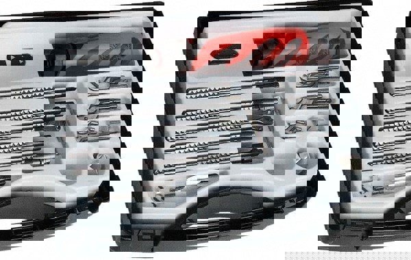 Hand Deburring Tool Set: 22 Pc, Solid Ca