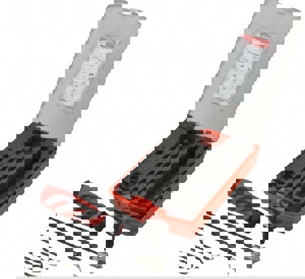 Hand Deburring Tool Set: 11 Pc, Deburring & Chamfering & High Speed Steel