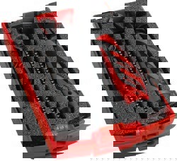 Hand Deburring Tool Set: 10 Pc, Deburring & Sheeting & High Speed Steel