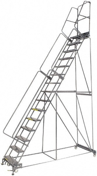 Steel Rolling Ladder: 15 Step