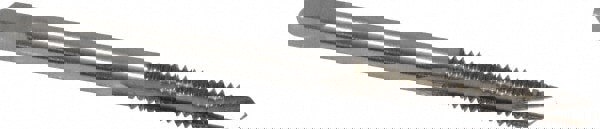 Spiral Point Tap: #8-32, UNC, 2 Flutes, Plug, 2B, High Speed Steel, Bright Finish