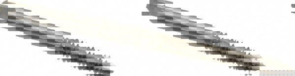 Spiral Point Tap: #6-32, UNC, 2 Flutes, Plug, 3B, High Speed Steel, Bright Finish