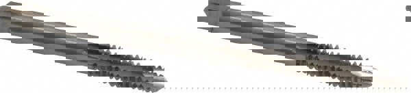 Spiral Point Tap: #6-32, UNC, 2 Flutes, Plug, 2B, High Speed Steel, Bright Finish