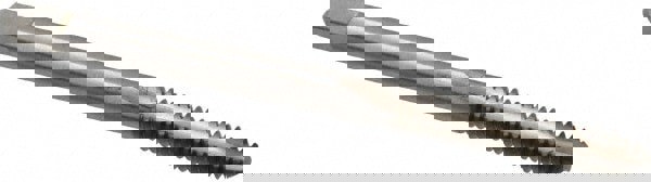 Spiral Point Tap: #6-32, UNC, 2 Flutes, Bottoming, 2B, High Speed Steel, Bright Finish