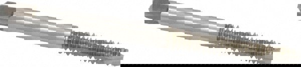 Spiral Point Tap: #10-24, UNC, 2 Flutes, Bottoming, 2B/3B, High Speed Steel, Bright Finish