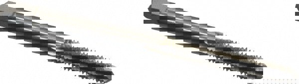 #10-32 Plug RH 2B H3 Bright High Speed Steel 4-Flute Straight Flute Hand Tap