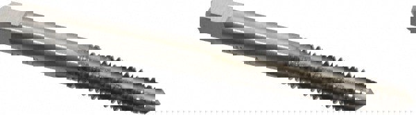 #12-24 Plug RH 2B/3B H3 Bright High Speed Steel 4-Flute Straight Flute Hand Tap