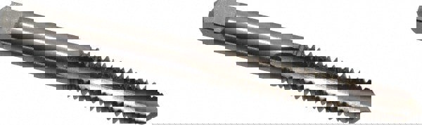 Spiral Point Tap: 1/4-20, UNC, 2 Flutes, Plug, High Speed Steel, Bright Finish