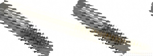 Spiral Point Tap: 1/4-20, UNC, 2 Flutes, Plug, 3B, High Speed Steel, Bright Finish