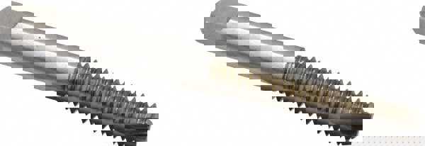 Spiral Point Tap: 1/4-20, UNC, 2 Flutes, Bottoming, 3B, High Speed Steel, Bright Finish