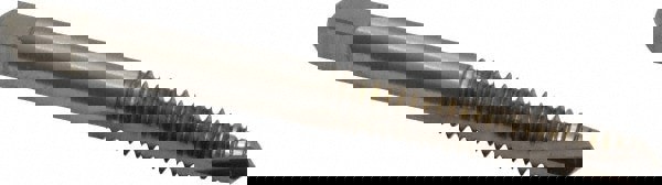 Spiral Point Tap: 1/4-20, UNC, 2 Flutes, Plug, 2B, High Speed Steel, Bright Finish