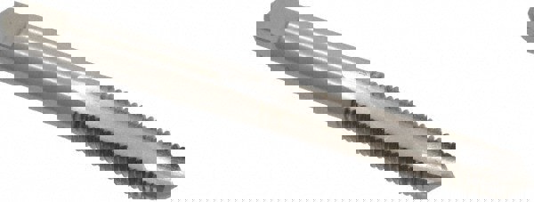 Spiral Point Tap: 1/4-28, UNF, 2 Flutes, Plug, 3B, High Speed Steel, Bright Finish