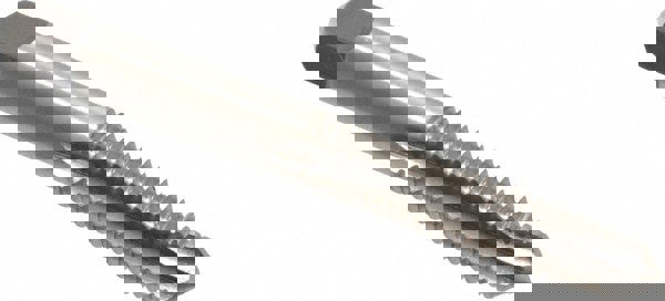 Spiral Point Tap: 5/16-18, UNC, 3 Flutes, Plug, 3B, High Speed Steel, Bright Finish