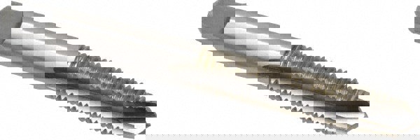 Spiral Point Tap: 5/16-24, UNF, 2 Flutes, Plug, 3B, High Speed Steel, Bright Finish