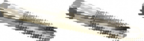 Spiral Point Tap: 3/8-16, UNC, 3 Flutes, Plug, 3B, High Speed Steel, Bright Finish