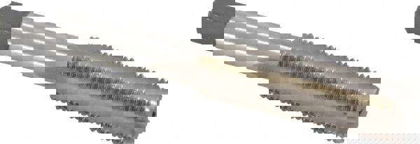 Straight Flute Tap: 1/2-20 UNF, 4 Flutes, Bottoming, 3B Class of Fit, High Speed Steel, Bright/Uncoated