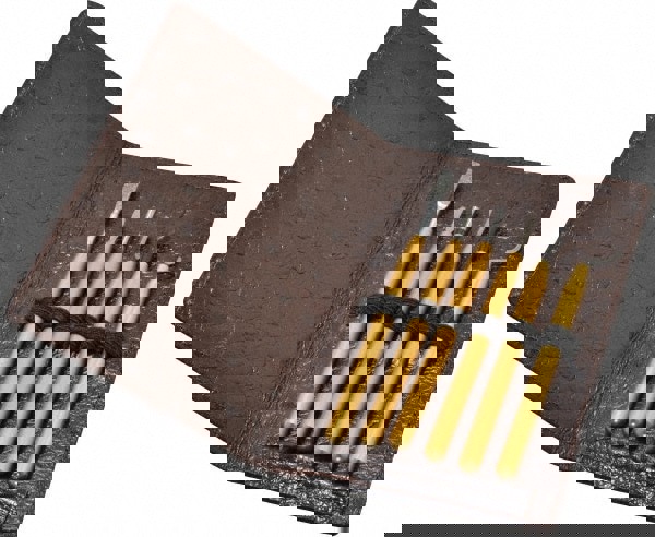 Hand Deburring Tool Set: 6 Pc, High Speed Steel