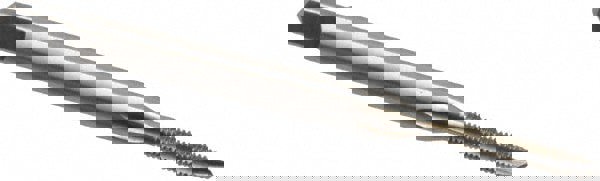 Spiral Point Tap: M2 x 0.4, Metric Coarse, 2 Flutes, Plug, 6H, High Speed Steel, Bright Finish