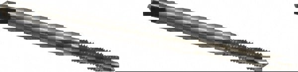 Spiral Point Tap: M3 x 0.5, Metric Coarse, 2 Flutes, Plug, 6H, High Speed Steel, Bright Finish