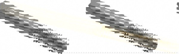 M5x0.80 Bottoming RH 6H D4 Bright High Speed Steel 4-Flute Straight Flute Hand Tap