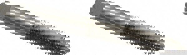 Spiral Point Tap: M8 x 1.25, Metric Coarse, 2 Flutes, Plug, 6H, High Speed Steel, Bright Finish