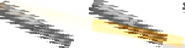 #8-32 Bottoming RH 3B H2 TiN High Speed Steel 4-Flute Straight Flute Hand Tap