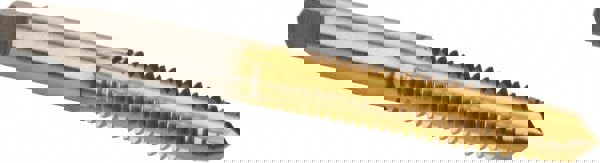 1/4-20 Plug RH 3B H3 TiN High Speed Steel 4-Flute Straight Flute Hand Tap