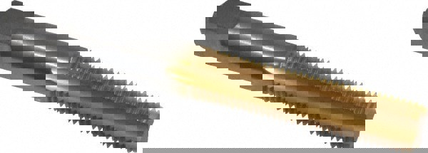 3/8-24 Bottoming RH 3B H3 TiN High Speed Steel 4-Flute Straight Flute Hand Tap