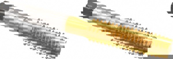 7/16-14 Plug RH H3 TiN High Speed Steel 4-Flute Straight Flute Hand Tap