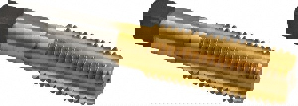 7/8-9 Bottoming RH 3B H4 TiN High Speed Steel 4-Flute Straight Flute Hand Tap