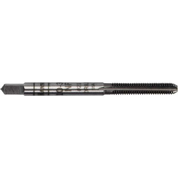 Straight Flute Tap: 1/2-13 UNC, 4 Flute, Bottoming Chamfer, 2B Class of Fit, Carbon Steel
