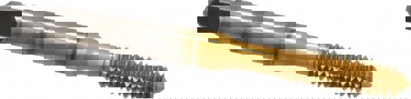 Thread Forming Tap: 1/4-20 UNC, Plug, Vanadium High Speed Steel, TiN Coated