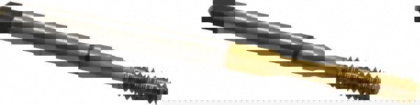 Thread Forming Tap: #6-32 UNC, Bottoming, Vanadium High Speed Steel, TiN Coated