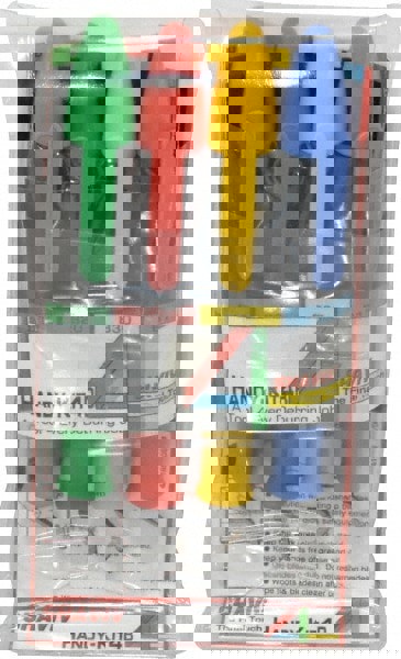 Hand Deburring Tool Set: 8 Pc, High Speed Steel