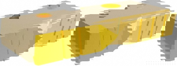 Spade Drill Insert: 60.00 mm Dia, Seat Size 4, Cobalt, 180 deg Point