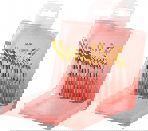 Hand Deburring Tool Set: 5 Pair, High Speed Steel