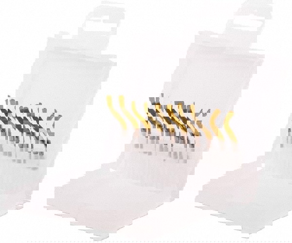 Hand Deburring Tool Set: 10 Pc, High Speed Steel