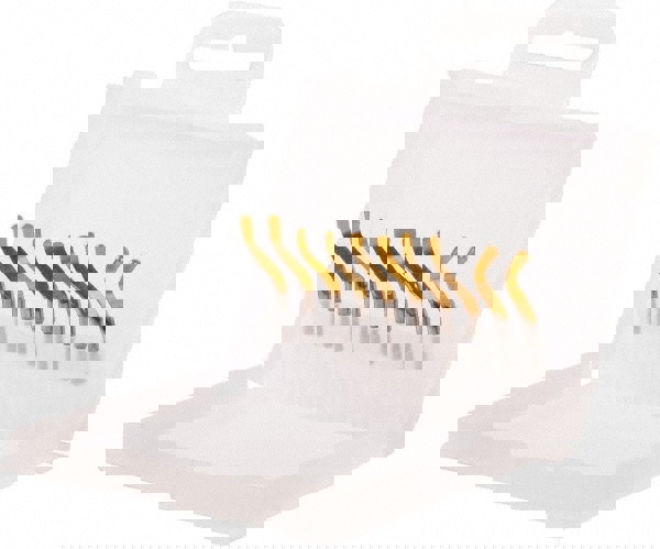 Hand Deburring Tool Set: 12 Pc, High Speed Steel